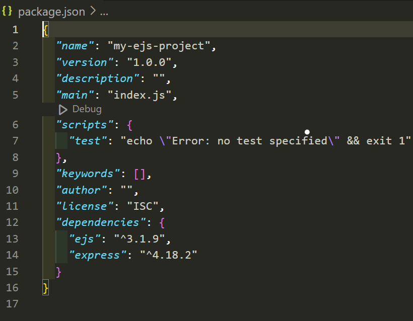 npm i