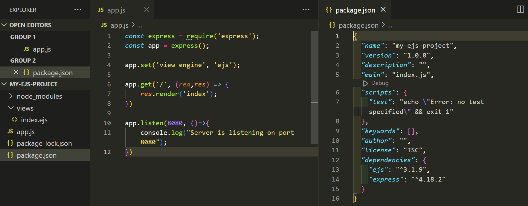 npm i